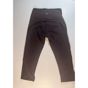 Lululemon Pants Womens 6 BCrop Yoga High Rise Mesh Activewear Gym Brown‎